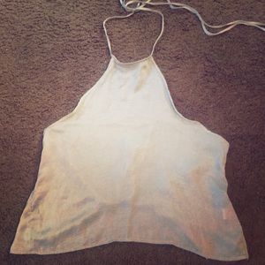 Missguided Open Back Halter Top